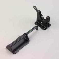 300FBR GATE LATCH HVYD STL BLK