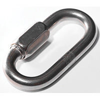 Baron 7350ST-1/8 Quick Link, 132 lb Working Load, 316 Stainless Steel