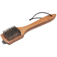 Weber 6275 Grill Brush, 2-1/4 in W Brush, Stainless Steel Bristle, Bamboo Handle, 12 in L