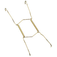 2811BR PLATE HANGER BRS 11X8IN