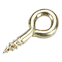 2401BR SCREW EYE MTL BRASS 7MM