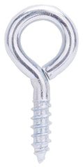 ProSource LR220 Screw Eye, 4 mm Dia Wire, 5 mm Thread, 3/4 in L Thread, 1-9/16 in OAL, 73 lb Working Load, Steel, Zinc