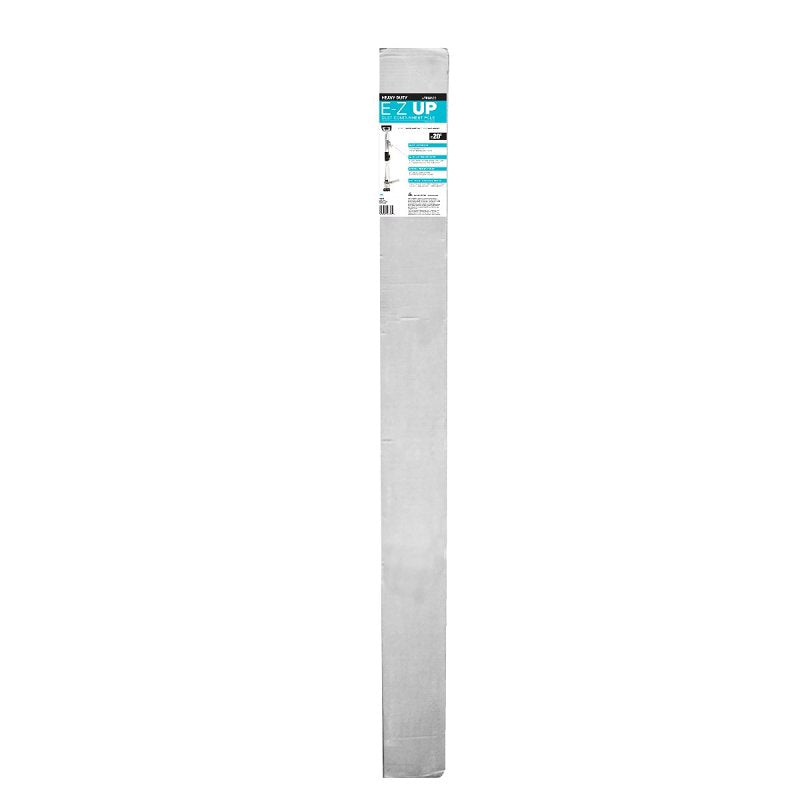 Trimaco E-Z UP 54738 Dust Containment Sheeting Pole, Heavy-Duty, 6 ft 5 in to 20 ft L, Aluminum, Black/Gray