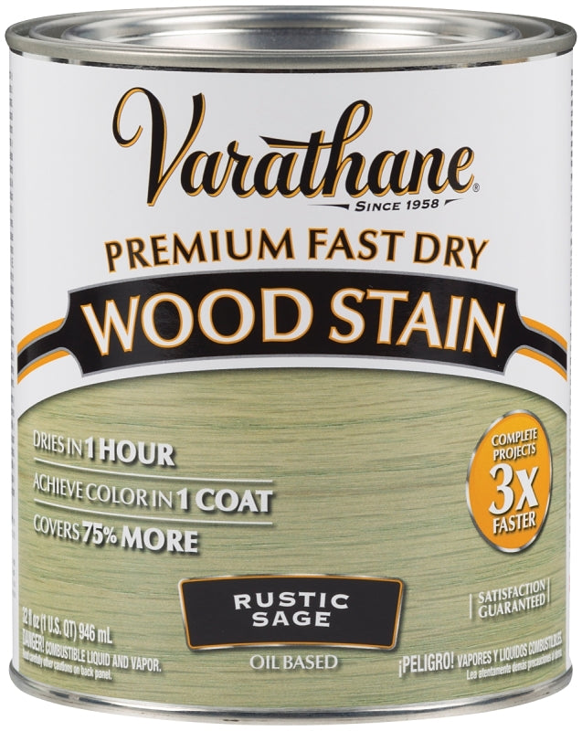 Varathane 297426 Stain, Rustic Sage, Liquid, 1 qt, Can