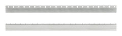 National Hardware N260-122 Apartment Hanger, 150 lb, Aluminum, Mill, 5/16 in Opening, 1/2 in Projection, Screw Mounting