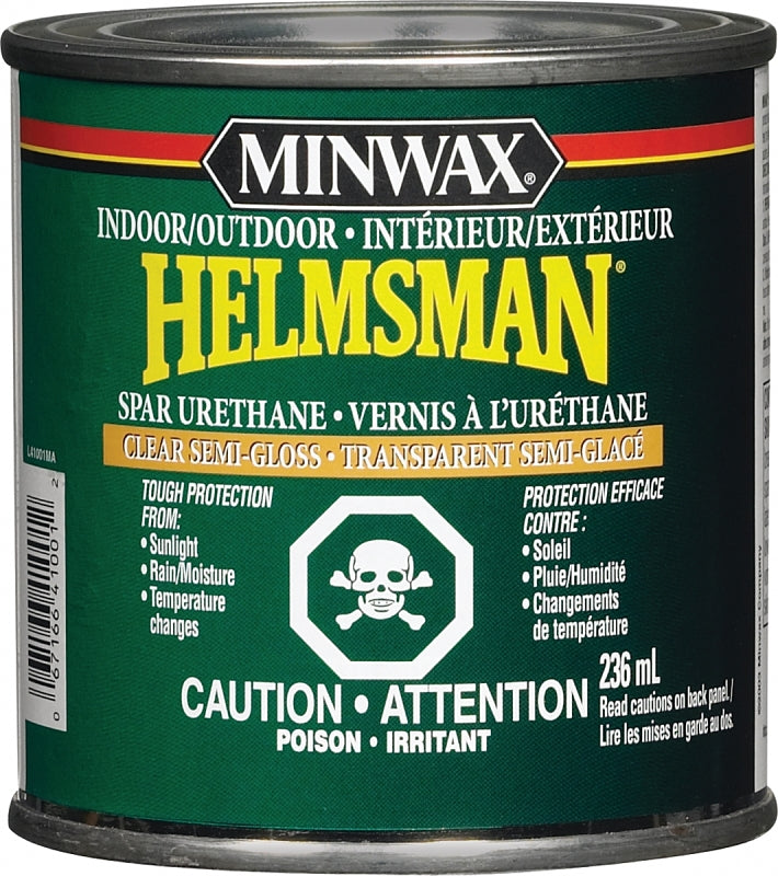 Minwax Helmsman 41001M444 Spar Urethane, Semi-Gloss, Clear