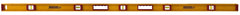 Johnson 1233-7200 I-Beam Level, 72 in L, 5-Vial, Non-Magnetic, Aluminum