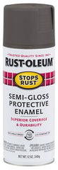 Stops Rust 7754830 Rust Preventative Spray Paint, Semi-Gloss, Anodized Bronze, 12 oz, Can