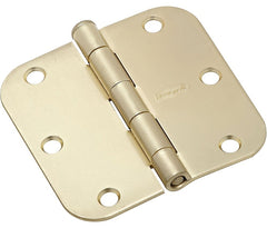 National Hardware N612-060 Door Hinge, Steel, Satin Brass, 50 lb