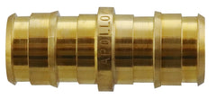 Apollo Valves ExpansionPEX Series EPXC1212 Coupling, 1/2 in, Barb, Brass, 200 psi Pressure