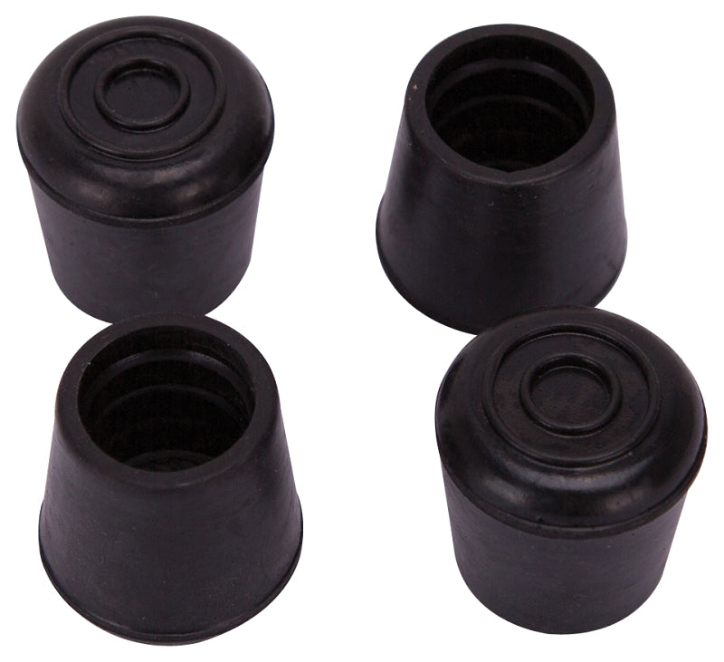 ProSource FE-50635-B Furniture Leg Tip, Round, Rubber, Black, 7/8 in Dia, 1.37 in H