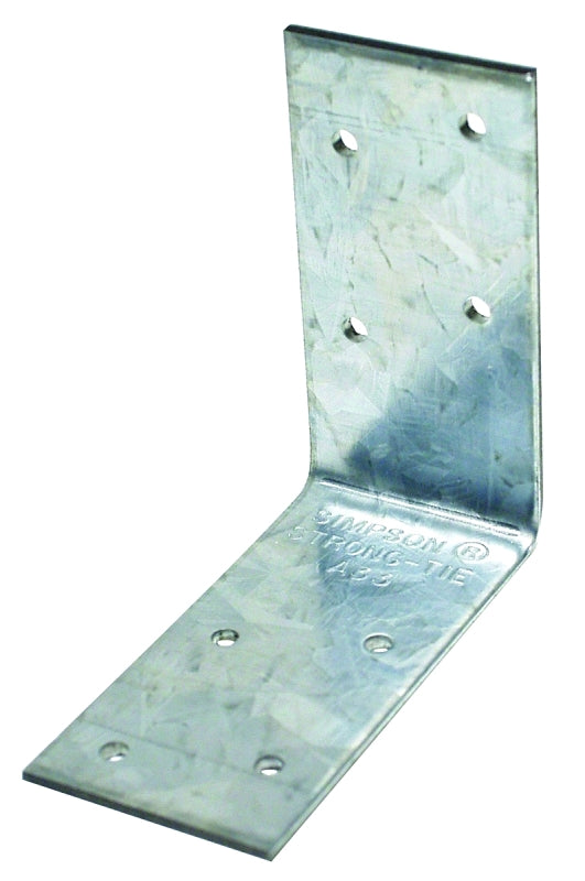 Simpson Strong-Tie A33 Angle, 3 in W, 3 in D, 1-1/2 in H, Steel, Galvanized