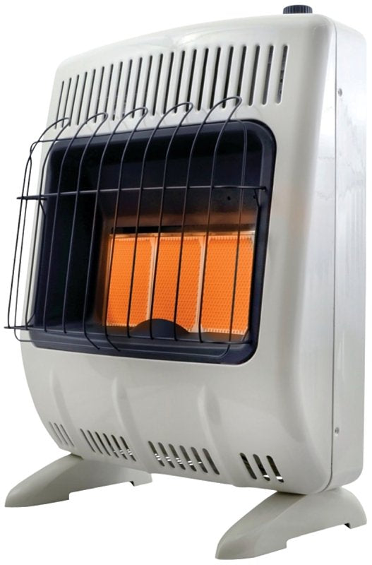 Mr. Heater F299821 Vent-Free Radiant Gas Heater, 11-1/4 in W, 27 in H, 20,000 Btu Heating, Natural Gas
