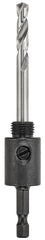 DeWALT DAH9141PBM Hole Saw Arbor, 1/2-20 Thread, 1/4 in Shank, Hex Shank