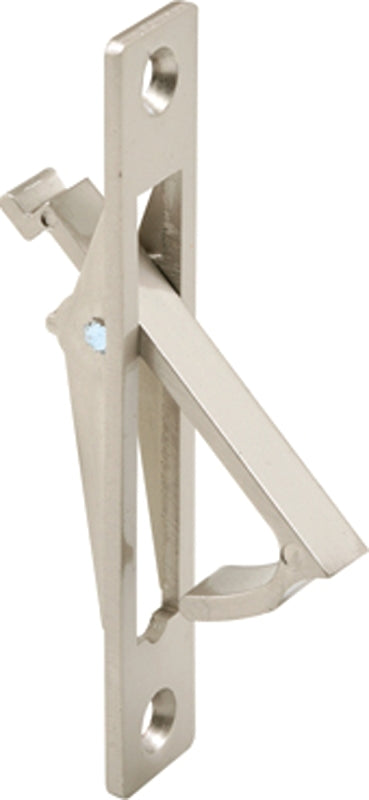 Prime-Line N 7274 Pocket Door Pull, 5/8 in W, 3-1/2 in D, 3/4 in H, Satin Nickel