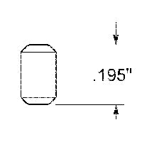Kwikset 83101-001 Bottom Pin, Zinc, Gold, Specifications: #2 Size