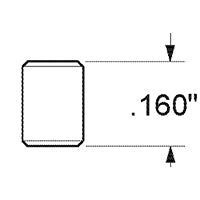 Kwikset 83117-001 Top Pin, Brass