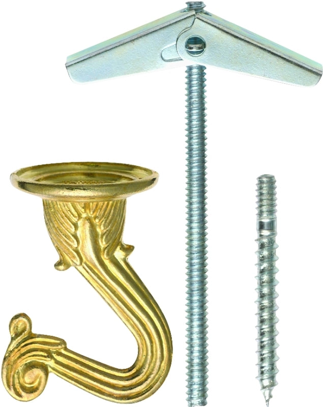 OOK 50341 Swag Hook, Brass