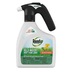 Roundup 5022205 Weed Killer, Liquid, Spray Application, 1.5 L Can