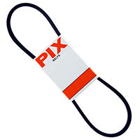 PIX B79/5L820 V-Belt, 82 in Outside Circumference, Molded Cog, 21/32 in W, 3/8 in Thick, Black