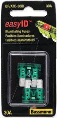 Bussmann BP/ATC-30ID Automotive Fuse, Blade Fuse, 32 VDC, 30 A, 1 kA Interrupt