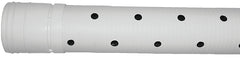 ADS 3520010 Triple-Wall Pipe, 3 in, 10 ft L, Bell x Spigot, White