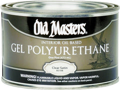 Old Masters 85108 Polyurethane, Gloss, Liquid, Clear, 1 pt, Can