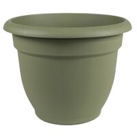Bloem 20-56412 Planter, 12 in Dia, 10-1/4 in H, 13 in W, Round, Plastic, Living Green