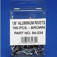 84034HPC BROWN RIVET GUT 1/8IN