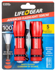 Life+Gear LG09-60660-SA4 Mini Max Flashlight, AAA Battery, Alkaline Battery, LED Lamp, 160 Lumens