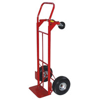 Milwaukee Hand Truck 30080S Series Hand Truck, 10 x 4 in, 800 lb, 14 in W Toe Plate, 7-1/2 in D Toe Plate
