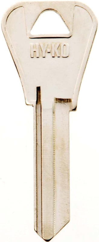 Hy-Ko 11010WR4 Key Blank, Brass, Nickel, For: Weiser Cabinet, House Locks and Padlocks