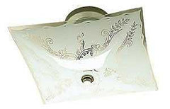 Canarm ICL7WH Ceiling Light Fixture, 60 W, 2-Lamp, A Lamp, Steel Fixture, White Fixture