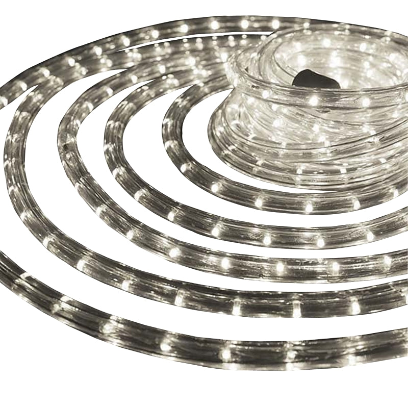 Hometown Holidays 1380-02 Rope Light, 18 ft L, 120 V, 144-Lamp, White Light, LED Lamp