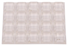 Prosource FE-50770-PS Furniture Bumper Pad, 1/2 in, Square, PU