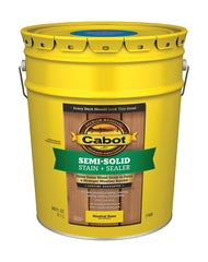 Cabot 17400 Series 140.0017406.008 Exterior Stain, Semi-Solid, Deep Base, Liquid, 5 gal