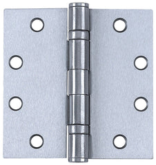 Tell Manufacturing H4040 Series HG100320 Square Hinge, 4 in H Frame Leaf, 0.085 in Thick Frame Leaf, Stainless Steel