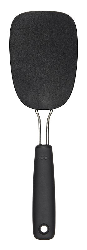 Good Grips 1058984 Flexible Turner, 4 in W Blade, Nylon Blade, Black