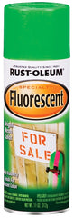 Specialty 342417 Fluorescent Spray Paint, Flat/Matte, Fluorescent Green, 11 oz, Can