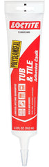 Loctite POLYSEAMSEAL 2138420 Tub and Tile Adhesive Caulk, White, 20 to 170 deg F, 5.5 oz Squeeze Tube