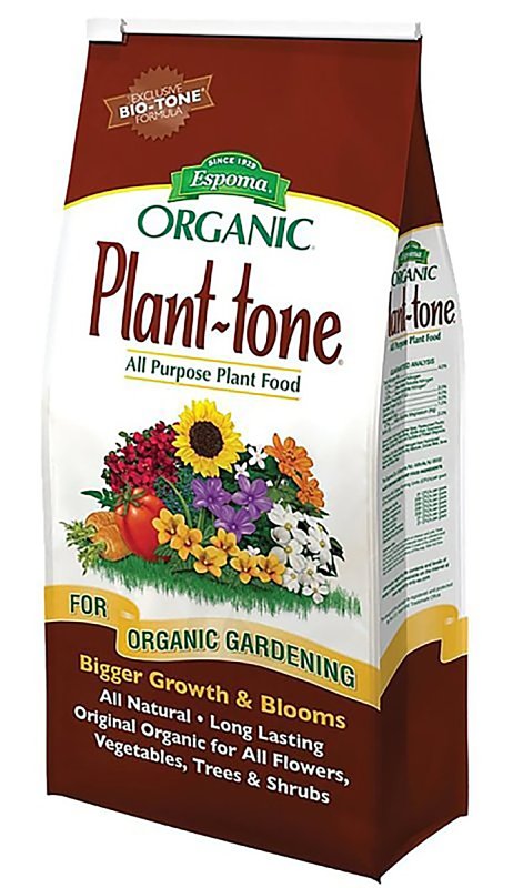 Espoma Organic Plant-Tone PT4 Organic Plant Food, 4 lb, Granular, 5-3-3 N-P-K Ratio