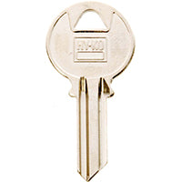 Hy-Ko 11010Y220 Key Blank, Brass, Nickel, For: Yale Cabinet, House Locks and Padlocks, Y220 Key Number