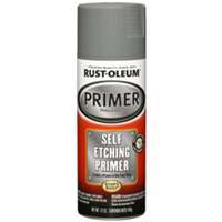 Rust-Oleum Self-Etching Primer, Flat Gray. 12oz Spray.