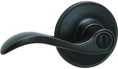 Schlage J Series J40VSEV716 Privacy Door Lever, Mechanical Lock, Aged Bronze, Lever Handle, Metal, Residential