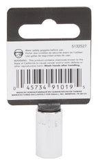 Vulcan MT6490171 Drive Socket, 10 mm Socket, 1/4 in Drive, 6-Point, Chrome Vanadium Steel, Chrome