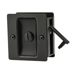 Weiser Pocket Doorlock Series 9W10310-016 Pocket Lockset, Universal Hand, Venetian Bronze, 2-3/8 in Backset