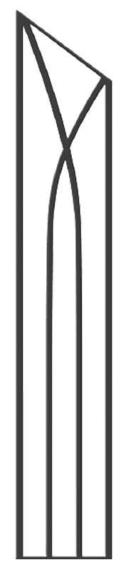 VSRP 7IN X 34.25IN STAIR RAIL