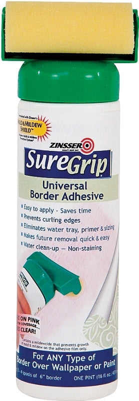 Zinsser 2876 Wallcovering Adhesive Clear, Clear, 16 oz