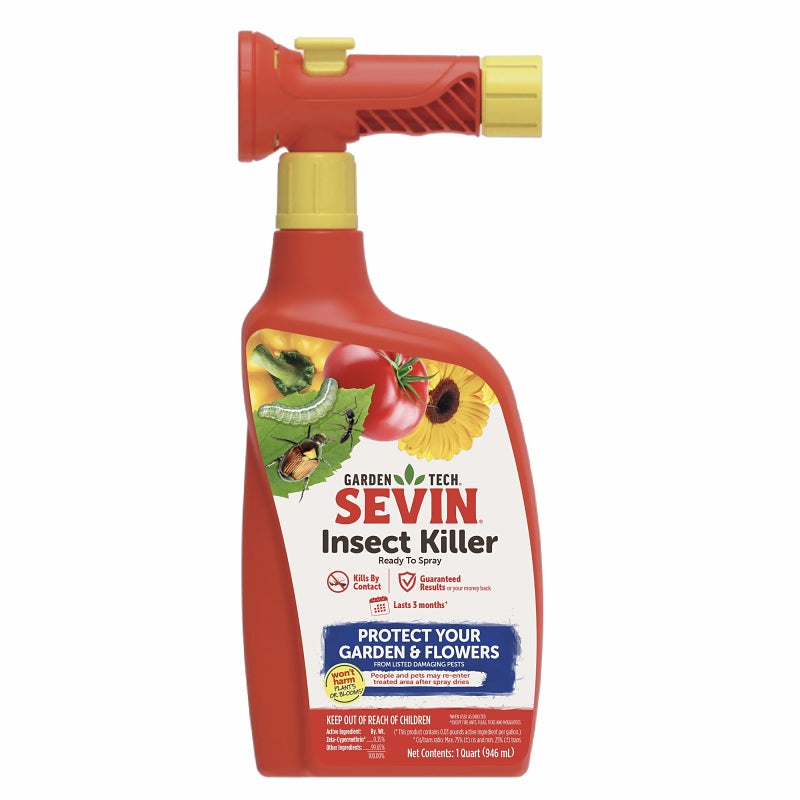 Sevin 100547209 Insect Killer, Liquid, Spray Application, 32 oz
