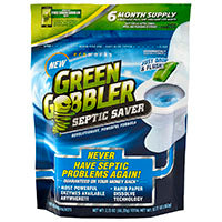Green Gobbler GGSSEP Septic Saver Enzyme Pac, Powder, Tan, 12.77 oz